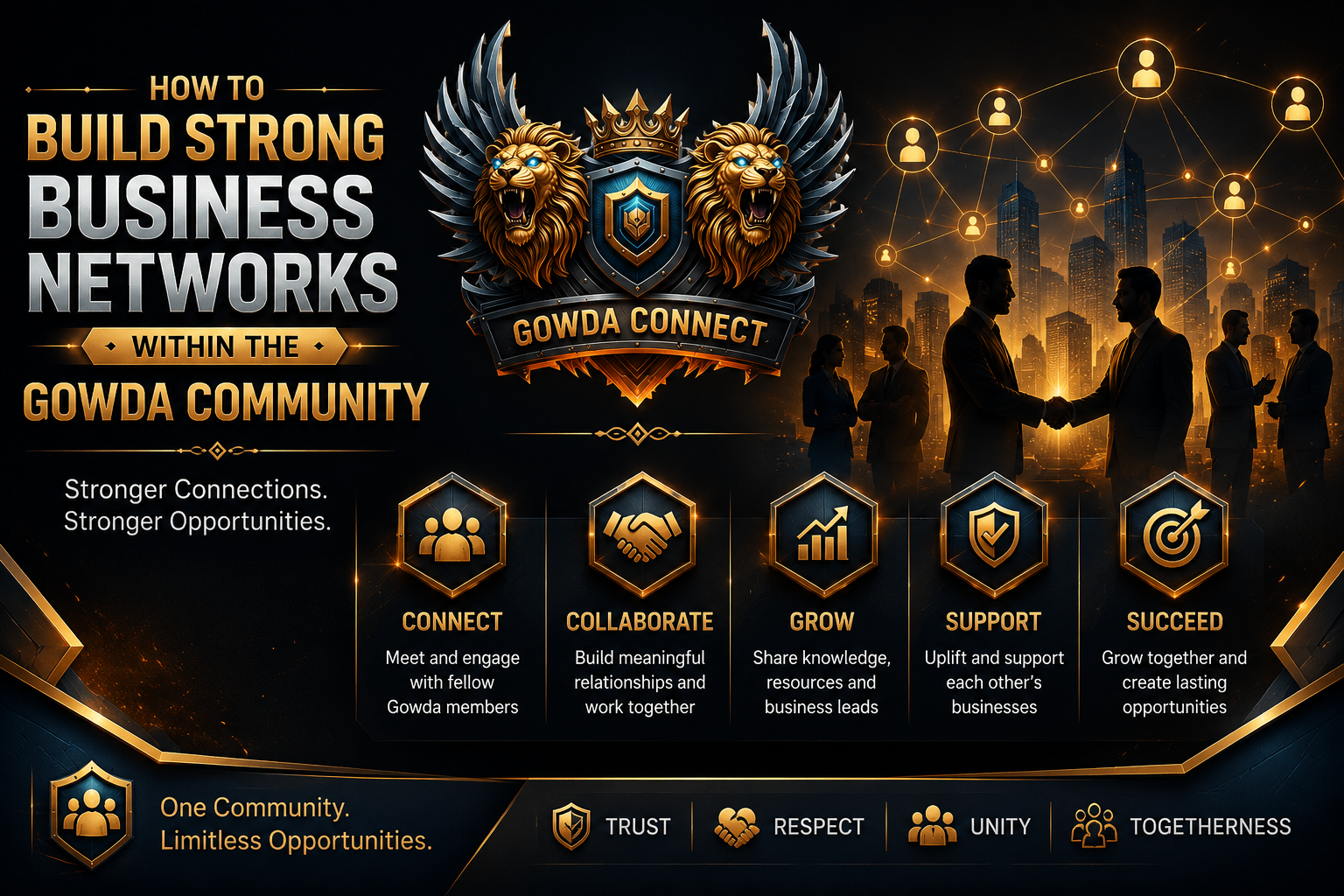 How to Build Strong Business Networks Within the Gowda Community
